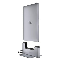 A Photo Of Brydge Space-Saving Laptop Stand - Vertical Docking Station Compatible with 15-inch MacBook Pro (2016-2019)