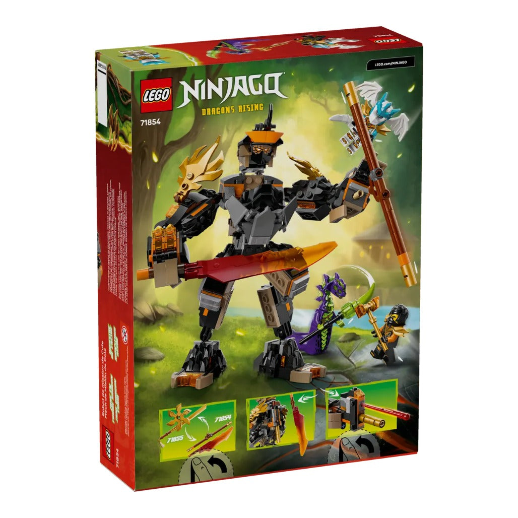 A Photo Of LEGO Ninjago Cole's Mission Mech & Dragon Zane 364 Pieces - 71854