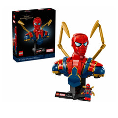 A Photo Of LEGO Marvel Iron Spider-Man Bust 379 Pieces - 76326