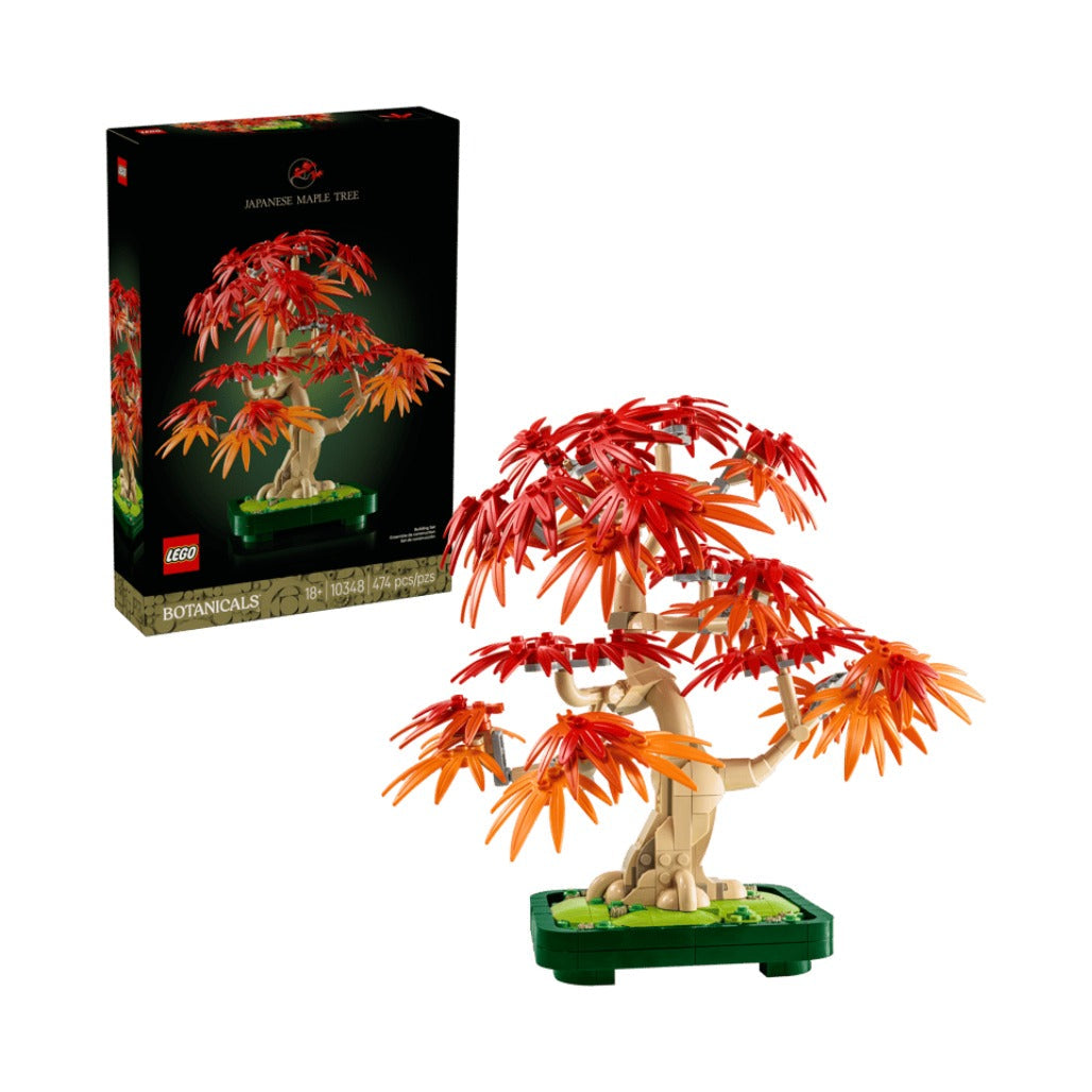 A Photo Of LEGO Japanese Red Maple Bonsai Tree - 474 Pieces - 10348