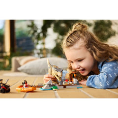 A Photo Of LEGO Jurassic World T. rex River Escape 199 Pieces - 76975