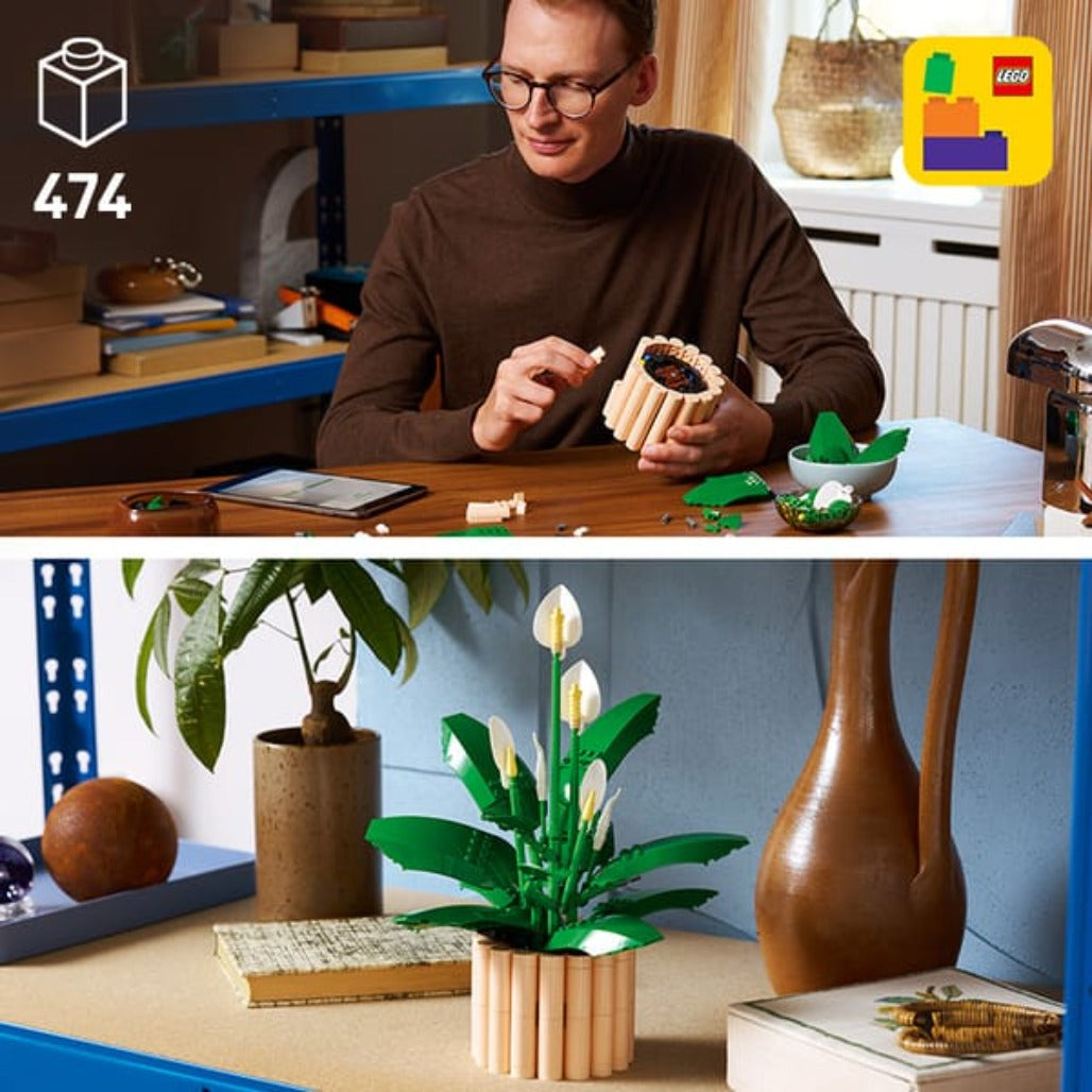 A Photo Of LEGO Peace Lily - 474 Pieces - 11504