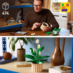 A Photo Of LEGO Peace Lily - 474 Pieces - 11504