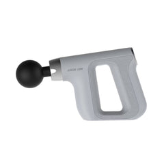 A Photo Of Green Lion Impact Fascial Gun Massager, 4×Massger Heads, 5×Speed Levels, 2 Hour Working Time, Ideal for Stress Relief - Gray