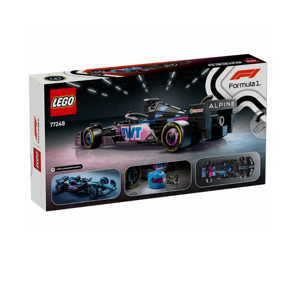 A Photo Of LEGO BWT Alpine F1® Team A524 Race Car 258 Pieces - 77248