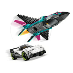 A Photo Of LEGO City Jet vs. Car 259 Pieces - 60489