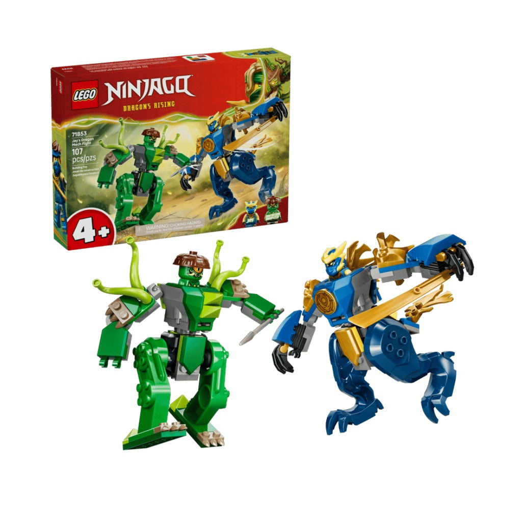 A Photo Of LEGO Jay's Dragon Mech Fight - 107 Pieces - 71853