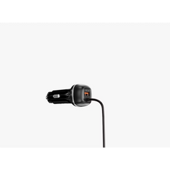 A Photo Of Powerology Car Charger Nexar PCCSR022BK - Smart, Black