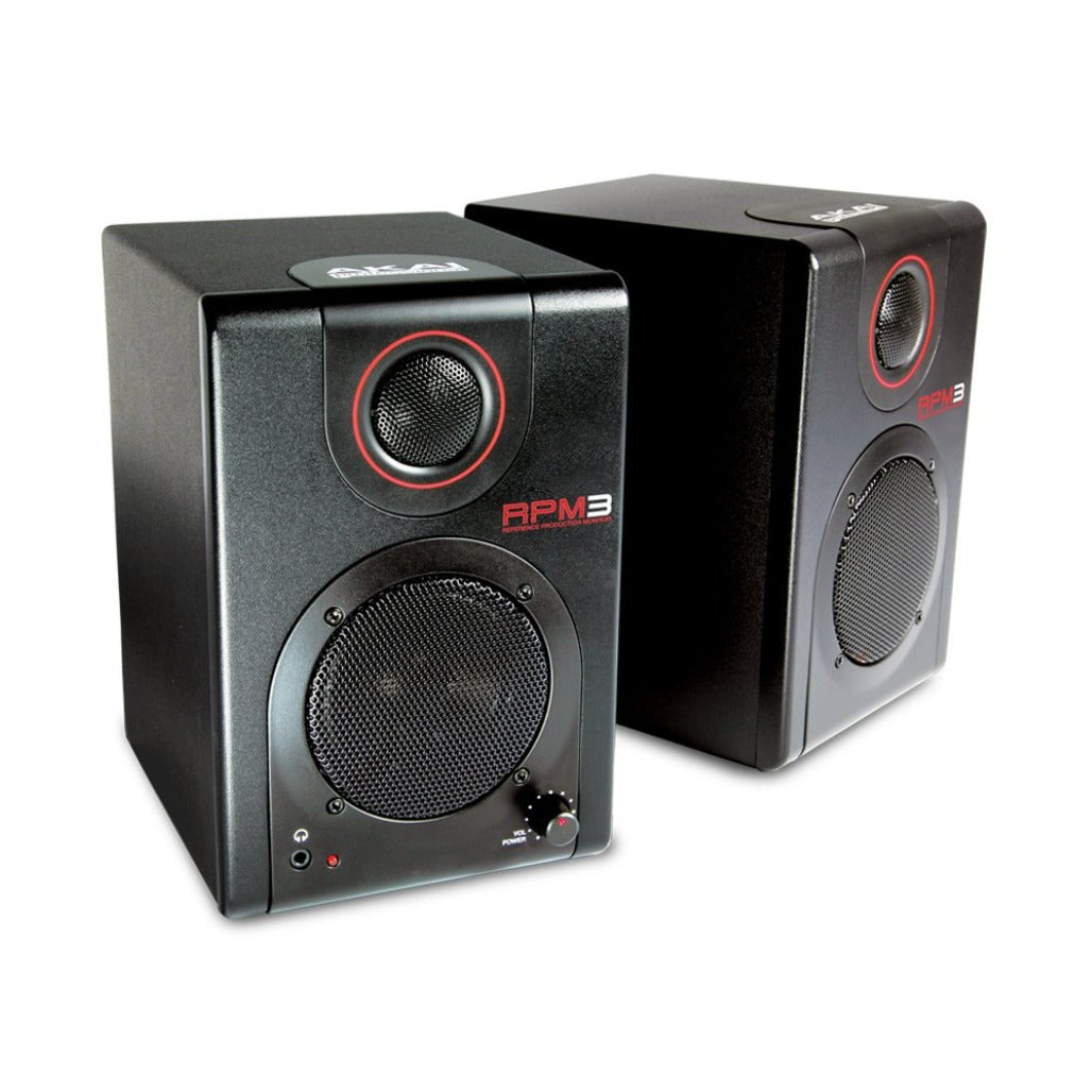 A Photo Of AKAI RPM3 Production Monitors with USB Audio Interface - akai-rpm3-production-monitors-with-usb-audio-interface