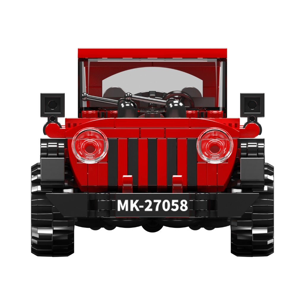 A Photo Of Mould King 27058S Wrangler Off-road Vehicle Building Toy Set - 453 Pieces - 27058