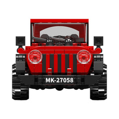 A Photo Of Mould King 27058S Wrangler Off-road Vehicle Building Toy Set - 453 Pieces - 27058