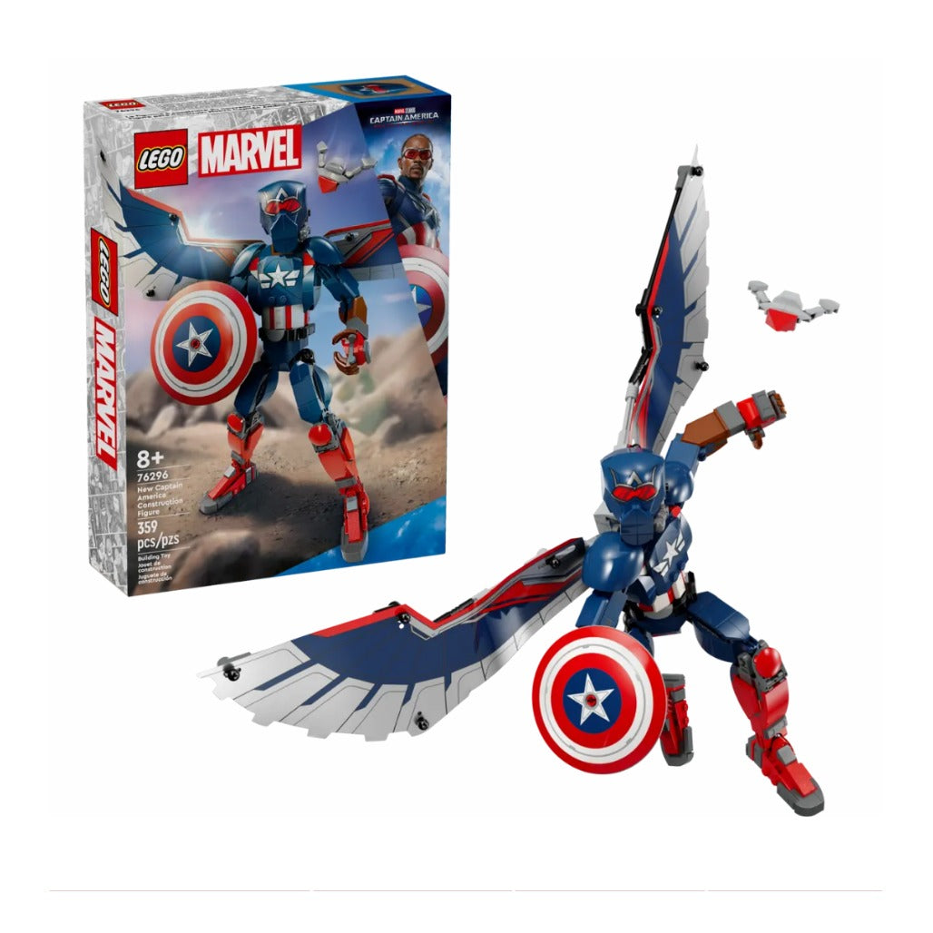 A Photo Of LEGO Marvel New Captain America Construction Figure 359 Pieces - 76296