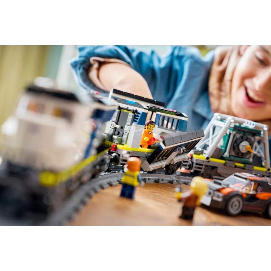 A Photo Of LEGO Police Train Heist - 1313 Pieces - 60508