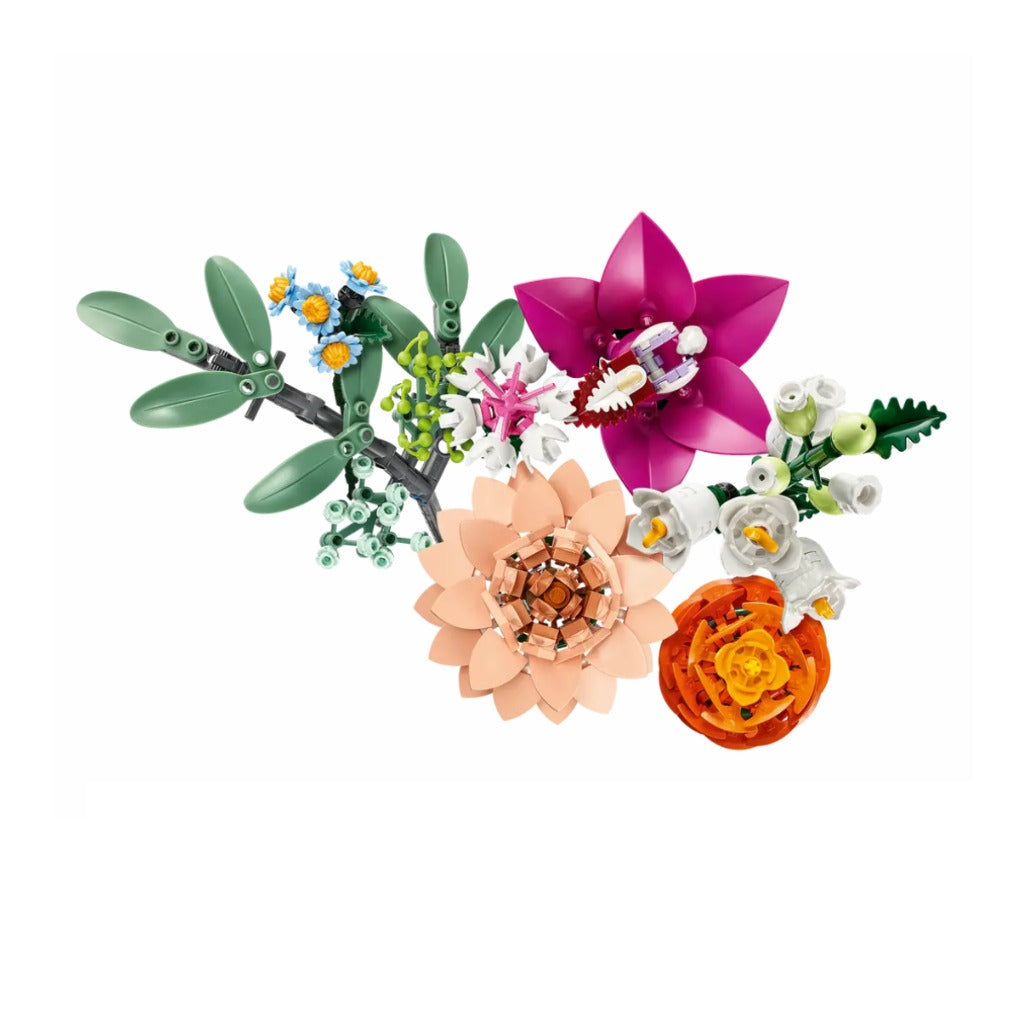 A Photo Of LEGO Pretty Pink Flower Bouquet 749 Pieces - 10342