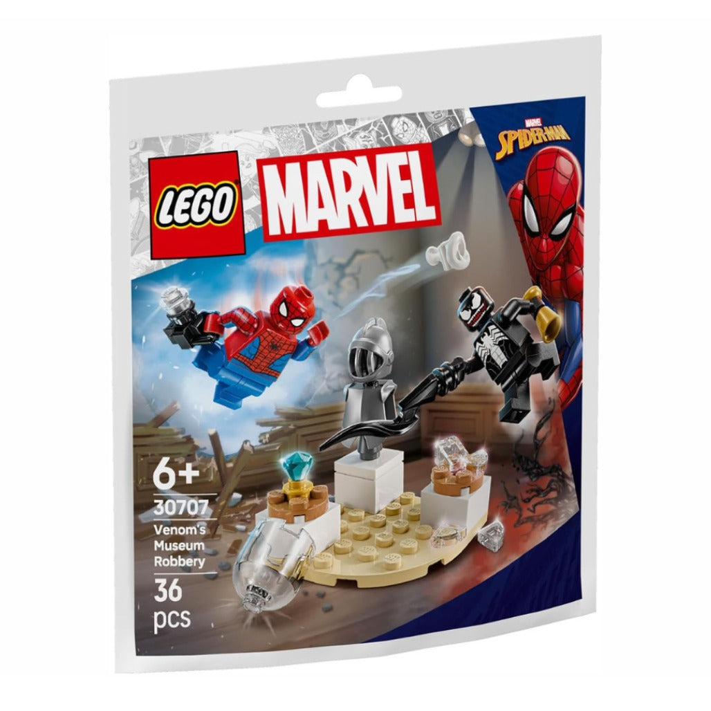 A Photo Of LEGO Marvel Spider-Man Venom's Museum Robbery 36 Pieces - 30707