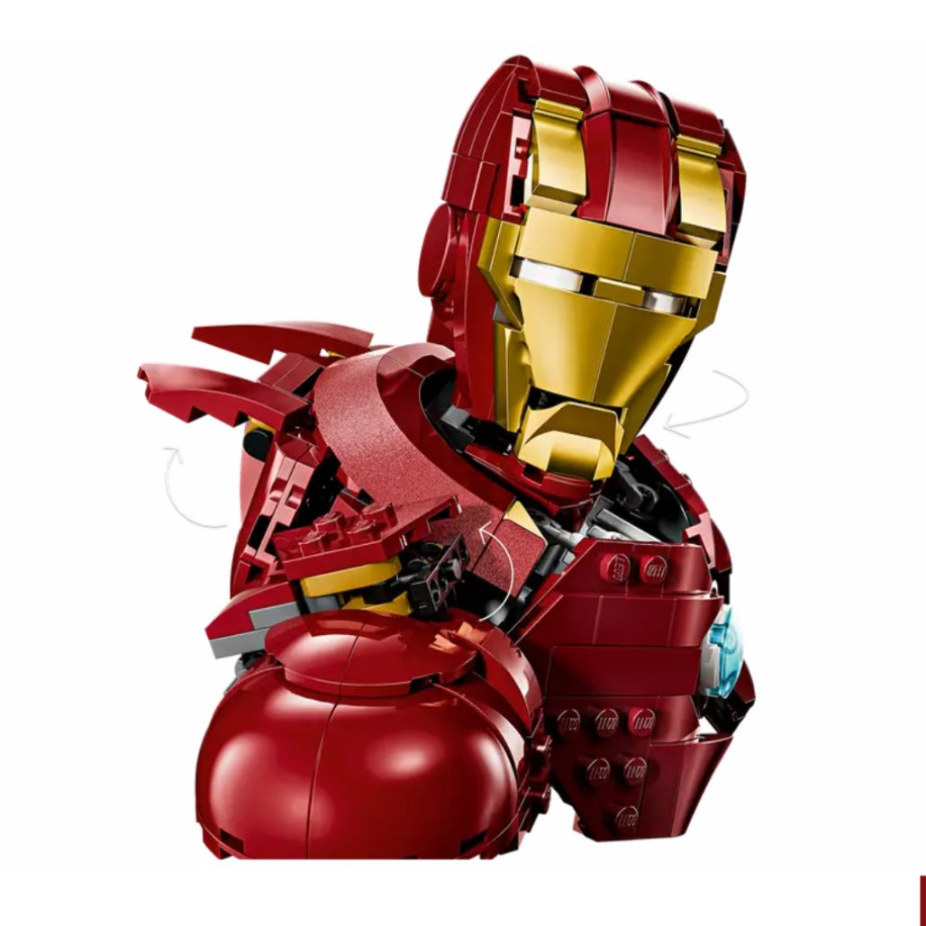 A Photo Of LEGO Marvel Iron Man MK4 Bust 436 Pieces - 76327