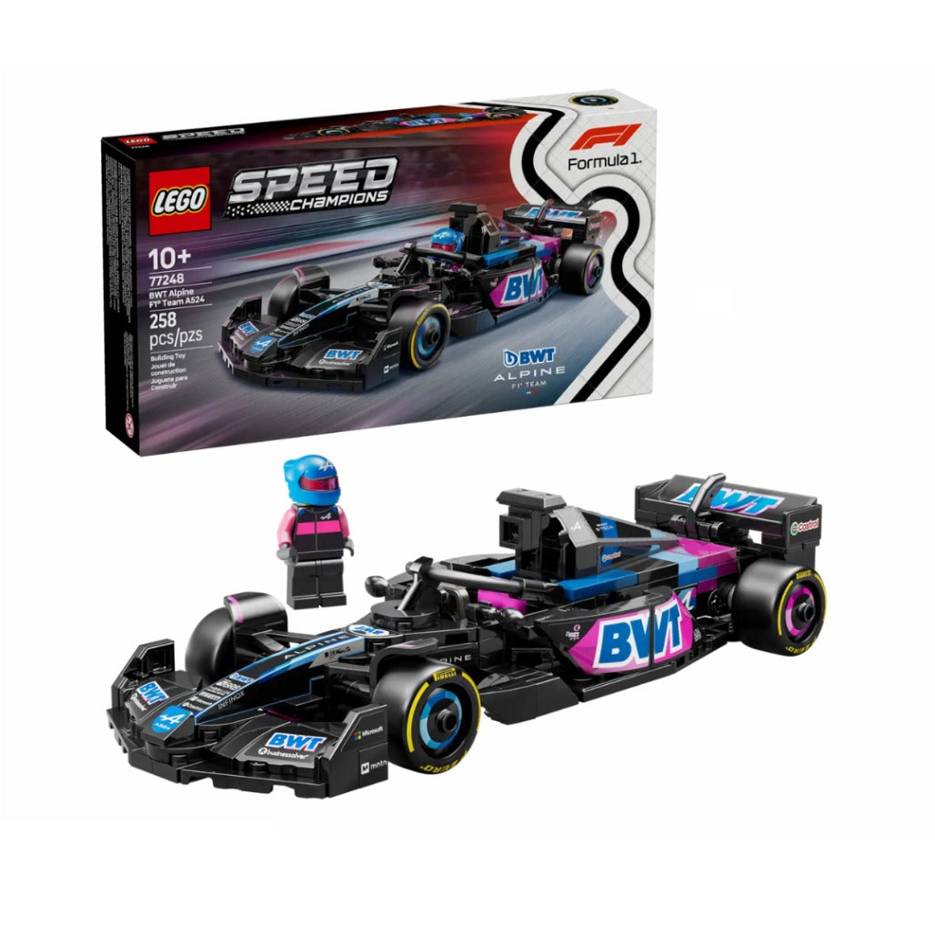 A Photo Of LEGO BWT Alpine F1® Team A524 Race Car 258 Pieces - 77248