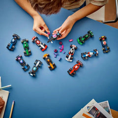 A Photo Of LEGO Minifigures F1® Collectible Race Cars 29 Pieces - 71049