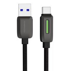 A Photo Of Powerology USB-A to USB-C Cable PCABXGH122BK - 12W 1.2m, Black