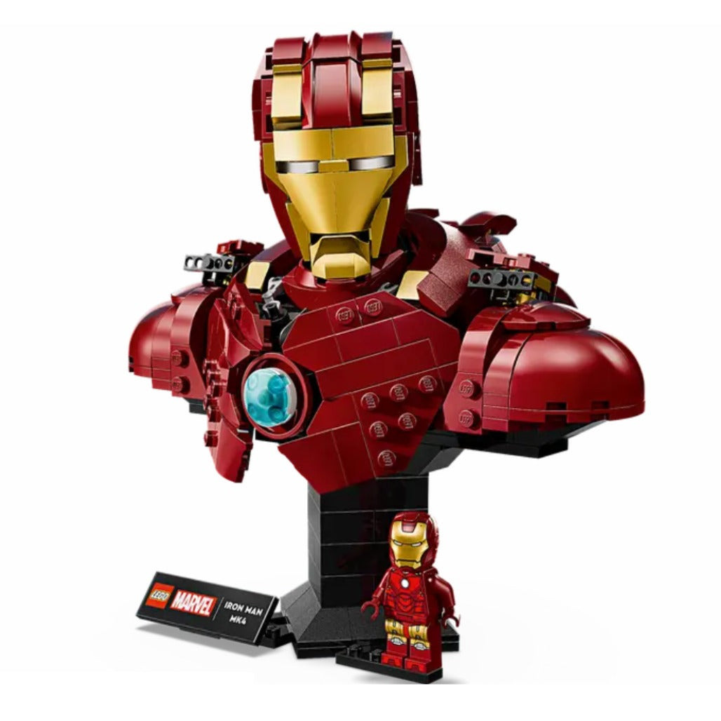 A Photo Of LEGO Marvel Iron Man MK4 Bust 436 Pieces - 76327