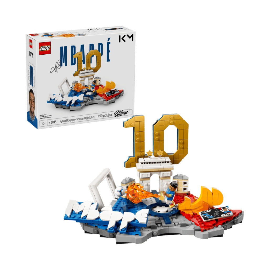 A Photo Of LEGO Kylian Mbappé - Soccer Highlights - 43013 - 490 Pieces