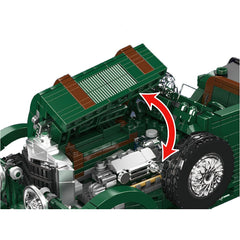 A Photo Of Mould King Classic Blower Vintage Car Model Building Toy Set - 1147 Pieces - 10166