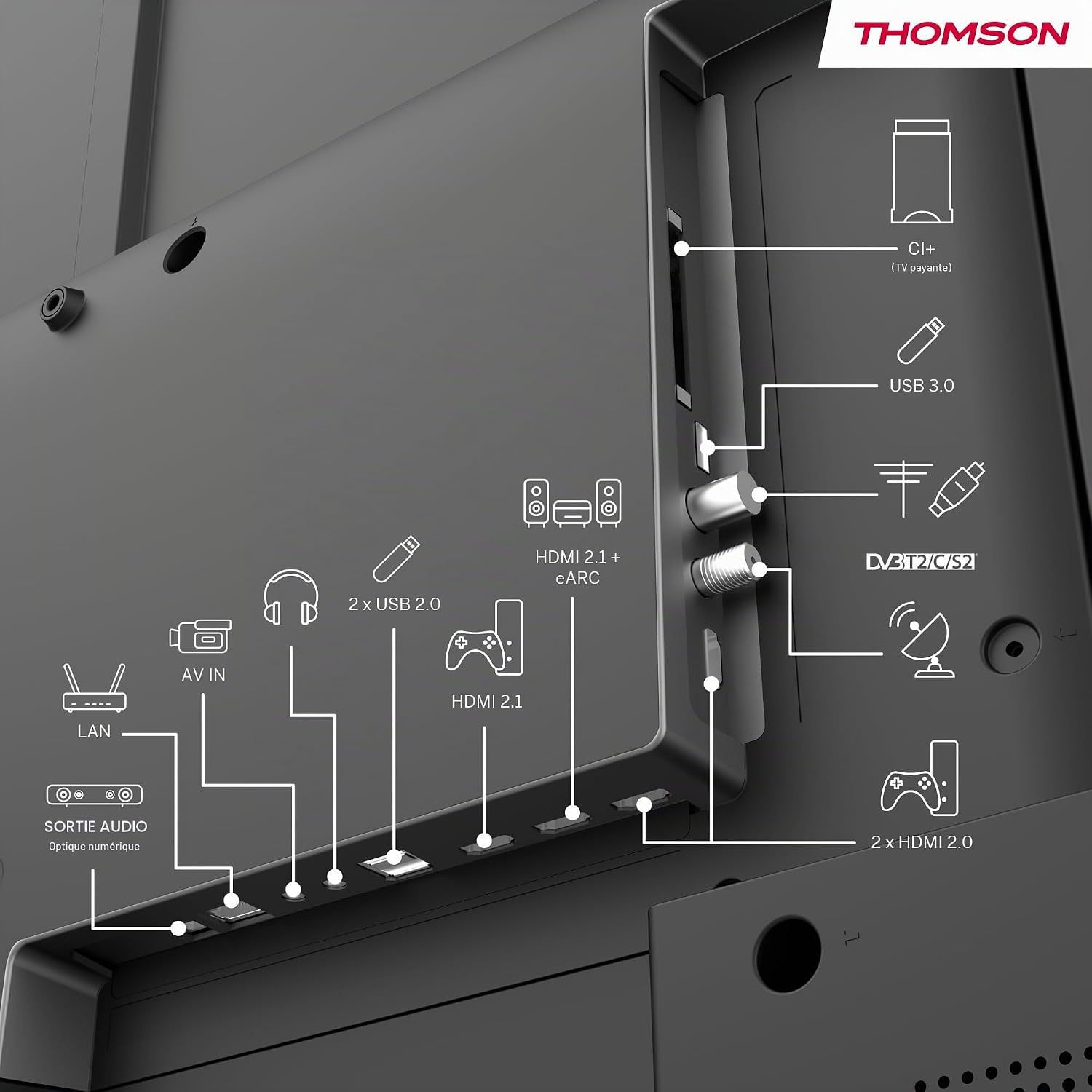 A Photo Of Thomson Google TV 55