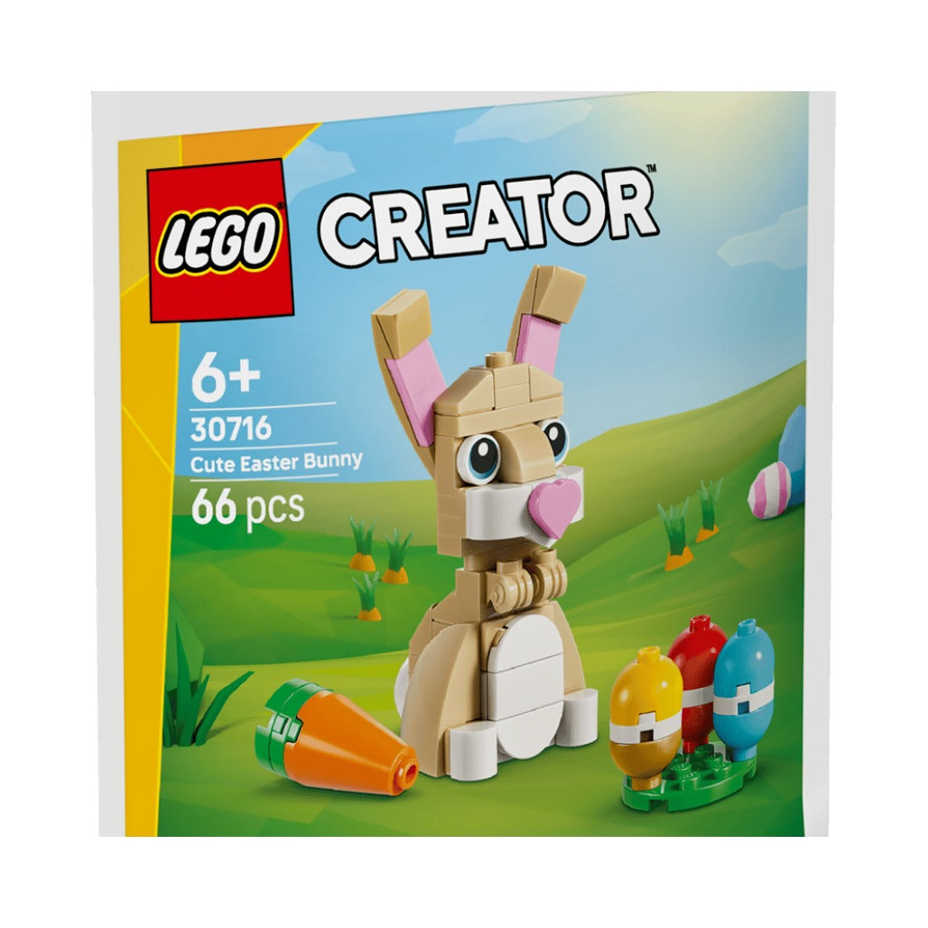 A Photo Of LEGO Cute Easter Bunny - 66 Pieces  - 30716