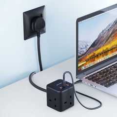 A Photo Of Porodo Multi-Port GaN Power Cube Charger