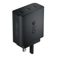 A Photo Of CMF by Nothing GaN Fast Charger – 3-in-1 Compact USB-C Charger (65W/100W/140W) with Smart Power Distribution & Wide Compatibility