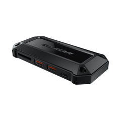 A Photo Of Cougar DH07 Slim - 7-Port Docking Hub – Portable 4K Dual Monitor Support with USB-C Power Delivery