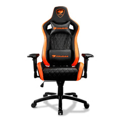 A Photo Of Cougar Armor S - Gaming Chair - Premium PVC Leather, High-Density Foam, and Diamond Check Pattern