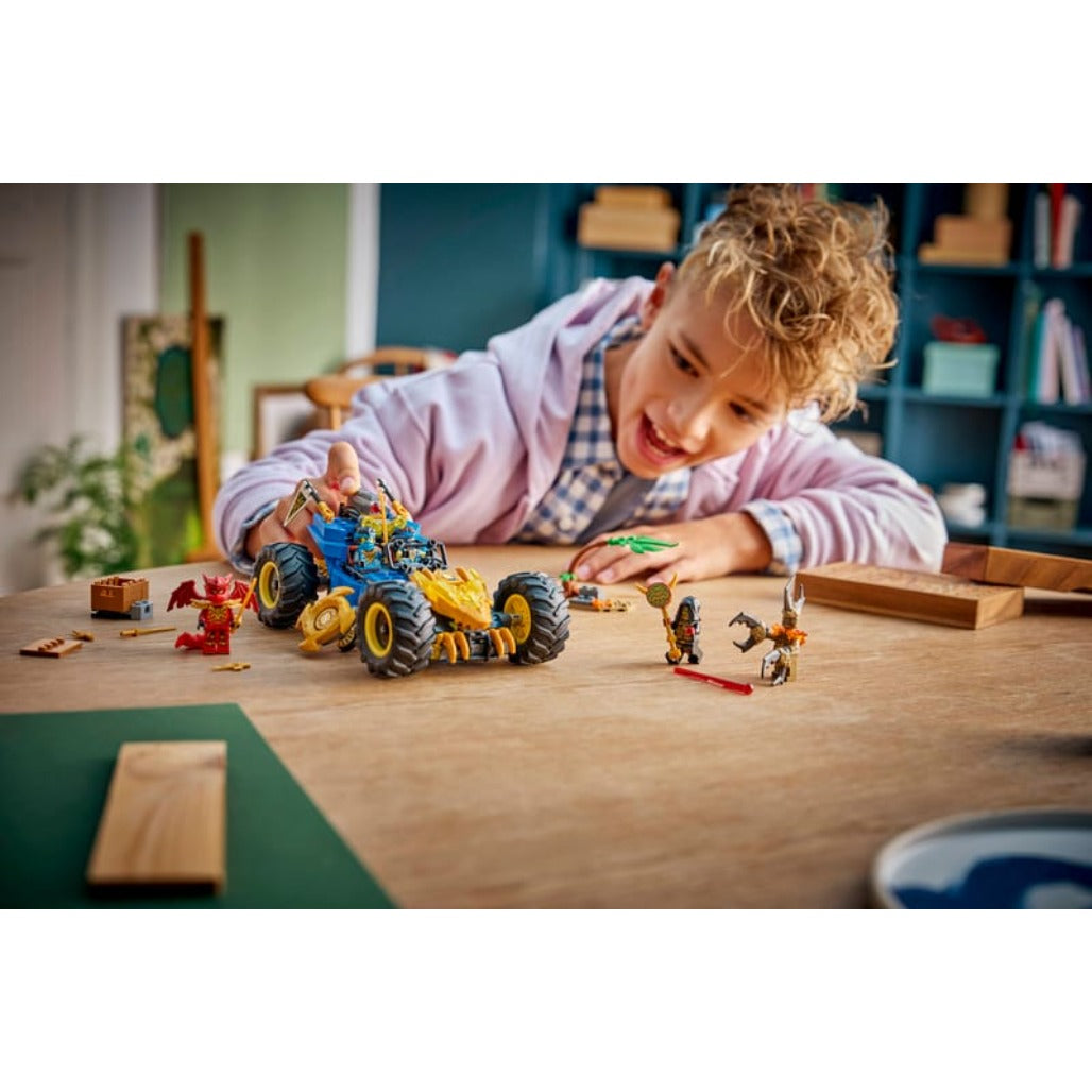 A Photo Of LEGO Jay's Transforming Car - 387 Pieces - 71856