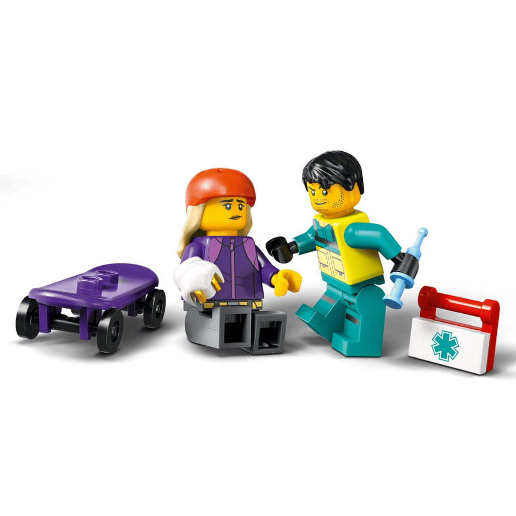 A Photo Of LEGO City Emergency Ambulance 184 Pieces - 60451