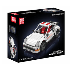 A Photo Of Mould King 911 Pull-Back Sports Car Building Toy Set - 824 Pieces - 15063