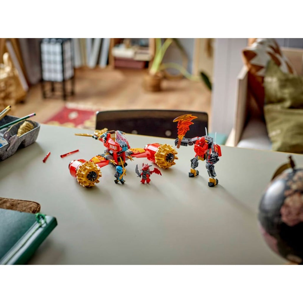 A Photo Of LEGO Kai's Mech Storm Rider - 333 Pieces - 71830