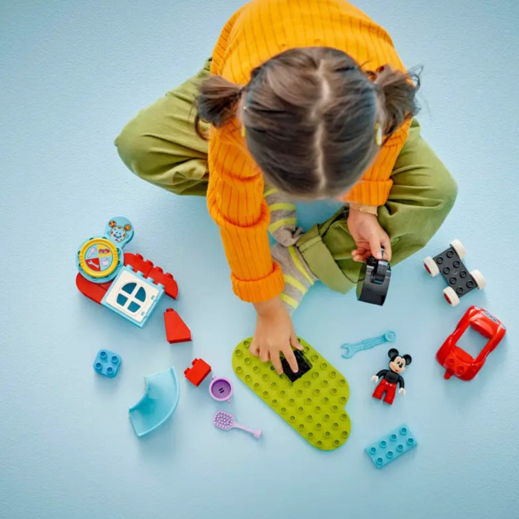A Photo Of LEGO Duplo Mickey Mouse Clubhouse & Car 27 Pieces - 10454