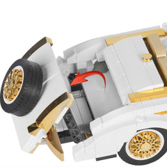 A Photo Of Mould King Mercedes Benz K500 Vintage Car Building Toy Set - 958 Pieces - 10003S