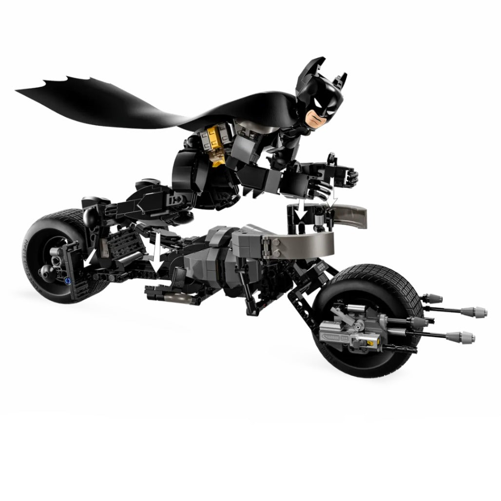 A Photo Of LEGO Batman™ Construction Figure and the Bat-Pod Bike 713 Pieces - 76273