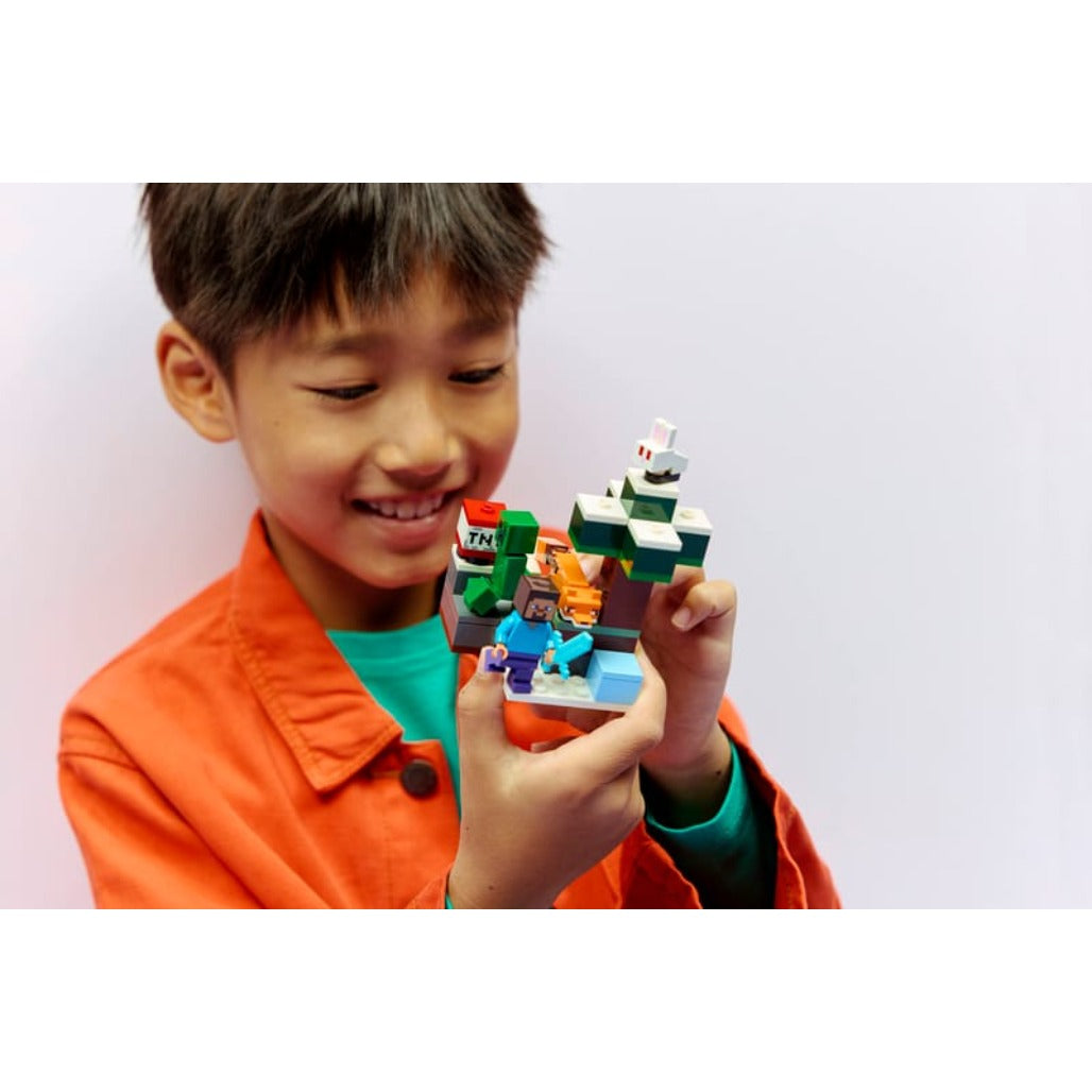 A Photo Of LEGO Steve's Taiga Adventure - 79 Pieces - 21583