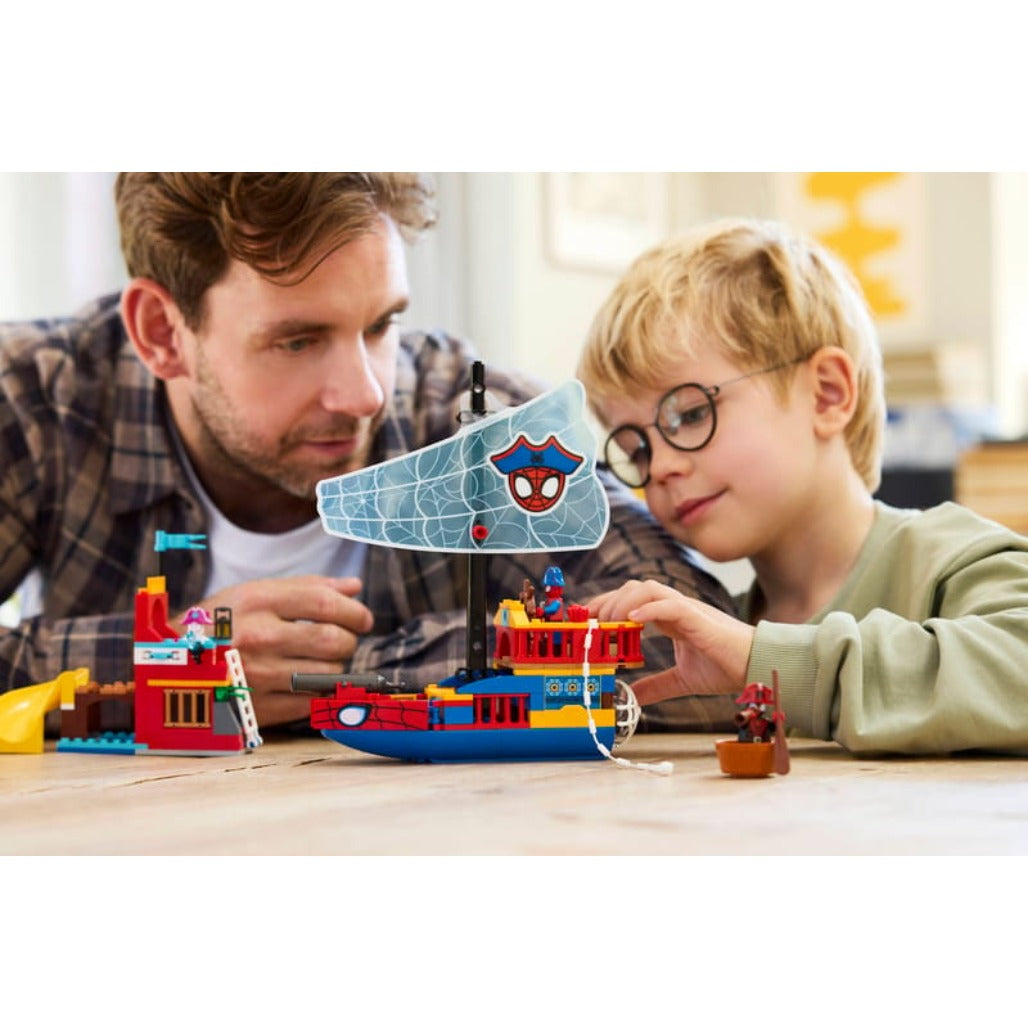 A Photo Of LEGO Team Spidey Pirate Ship - 201 Pieces - 11208