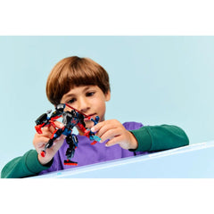 A Photo Of LEGO Marvel Miles Morales Mech vs. Spider-Man 2099 - 135 Pieces - 76337