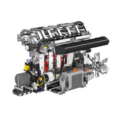 A Photo Of Mould King Motorized L4 Gasoline Engine Building Toy Set - 1787 Pieces - 10087