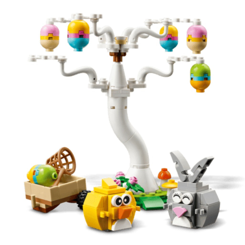 A Photo Of LEGO Easter Bunny and Chick Egg Hunt - 140 Pieces - 40808