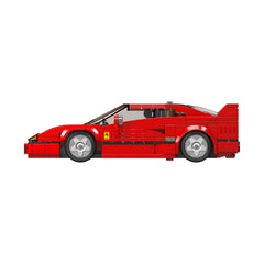 A Photo Of Mould King Rosso Corsa F40 Car Model Building Toy Set - 378 Pieces - 27038S