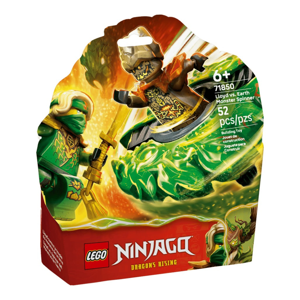 A Photo Of LEGO Lloyd vs. Earth Monster Spinner - 52 Pieces - 71850