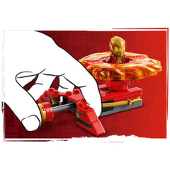 A Photo Of LEGO Kai's Dragon Spinjitzu Spinner - 54 Pieces - 71823