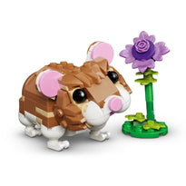 LEGO Creator 3-in-1 Cute Hamster with a Flower 166 Pieces - 31376