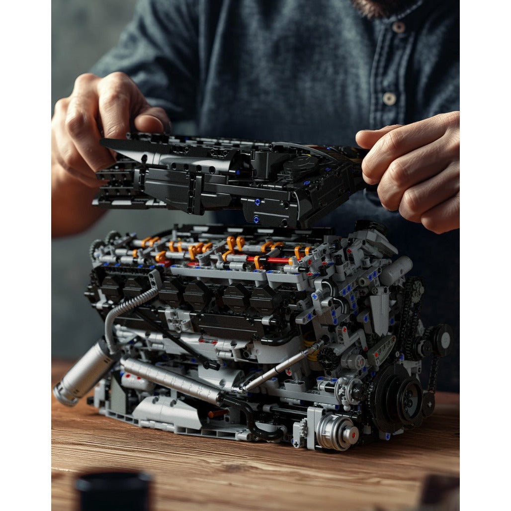 A Photo Of Nifeliz L6 Engine Building Set - 2820 Pieces - NF10316