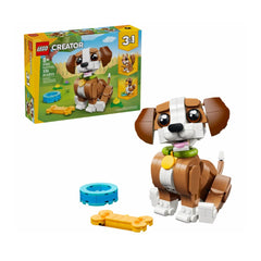 A Photo Of LEGO Creator 3-in-1 Cute Animals: Playful Puppy Dog 336 Pieces - 31382